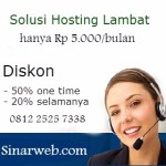 Promo Diskon Hosting 50 %
