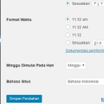 Cara Merubah WordPress Ke Bahasa Indonesia