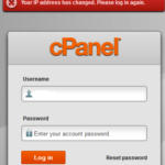 Mengatasi Your IP Address Has Changed, Please log in again Saat Login cPanel